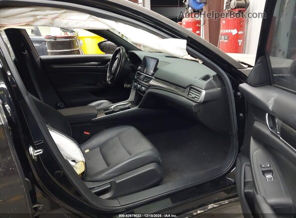 1HGCV2F32KA003010 2019 HONDA ACCORD Black Սալոնի դիմացի տեսք