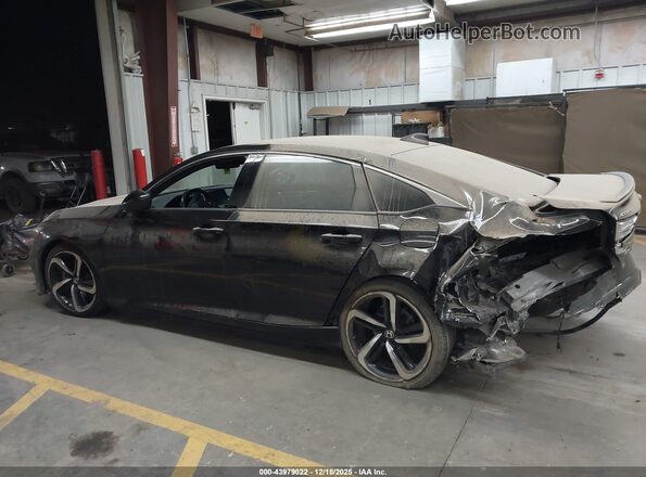 1HGCV2F32KA003010 2019 HONDA ACCORD Black Սալոնի 360 աստիճան տեսք