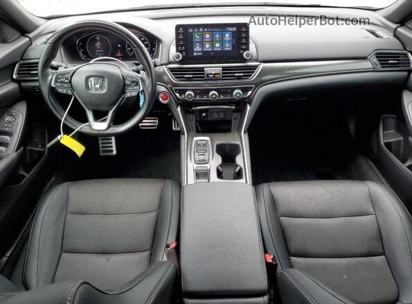1HGCV2F35MA009936 2021 HONDA ACCORD White წინა პანელის ხედი
