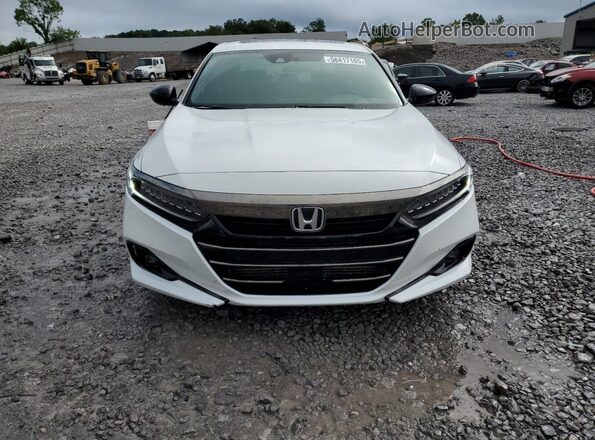 1HGCV2F35MA009936 2021 HONDA ACCORD White წინა ხედი