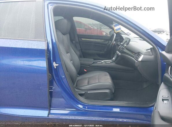 1HGCV2F36LA022547 2020 HONDA ACCORD Синий Вид салона спереди