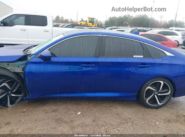1HGCV2F36LA022547 2020 HONDA ACCORD Синий Панорамный вид салона 360°