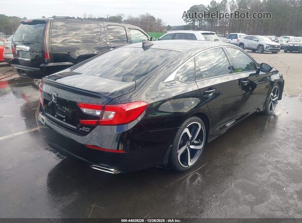 1HGCV2F37NA004447 2022 HONDA ACCORD Black Tył prawy
