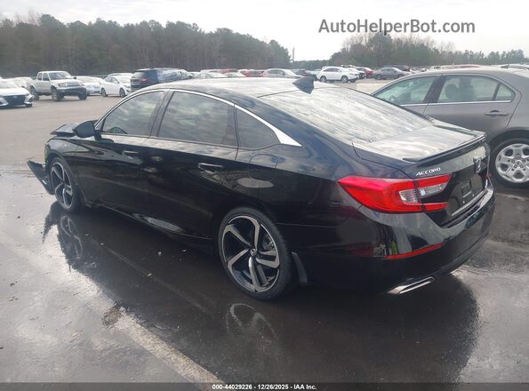 1HGCV2F37NA004447 2022 HONDA ACCORD Black Tył lewy