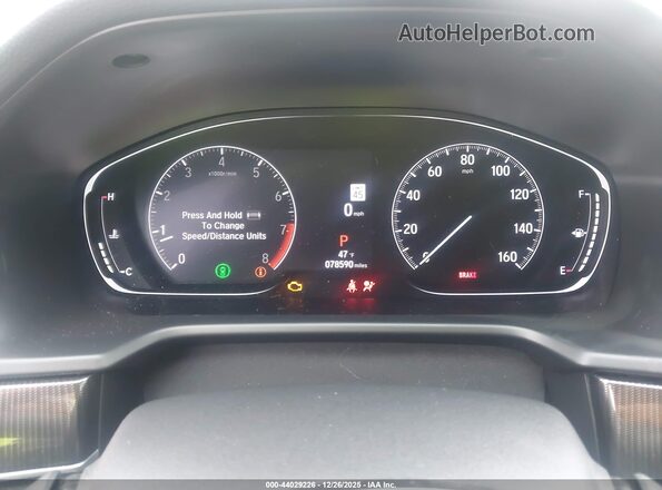 1HGCV2F37NA004447 2022 HONDA ACCORD Black Widok tylnych siedzeń