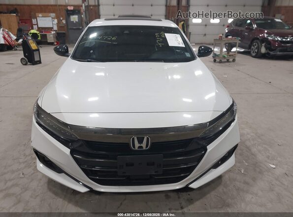 1HGCV2F39NA024201 2022 HONDA ACCORD White Սարքավորումների վահանակի տեսք