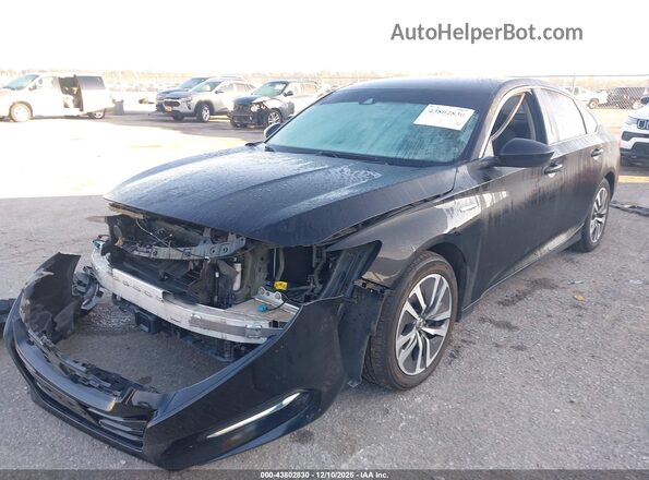 1HGCV3F19JA001497 2018 HONDA ACCORD Черный Передняя левая четверть