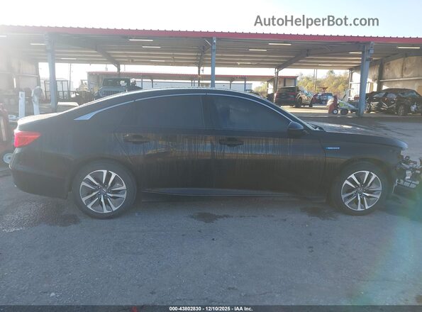 1HGCV3F19JA001497 2018 HONDA ACCORD Черный Вид задней части салона