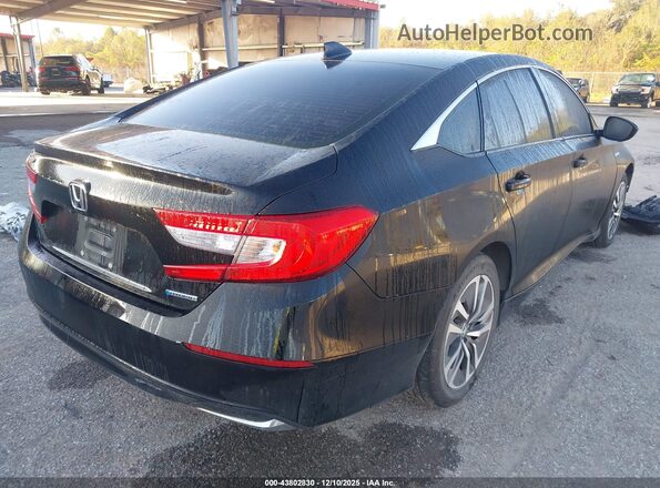 1HGCV3F19JA001497 2018 HONDA ACCORD Черный Задняя правая четверть