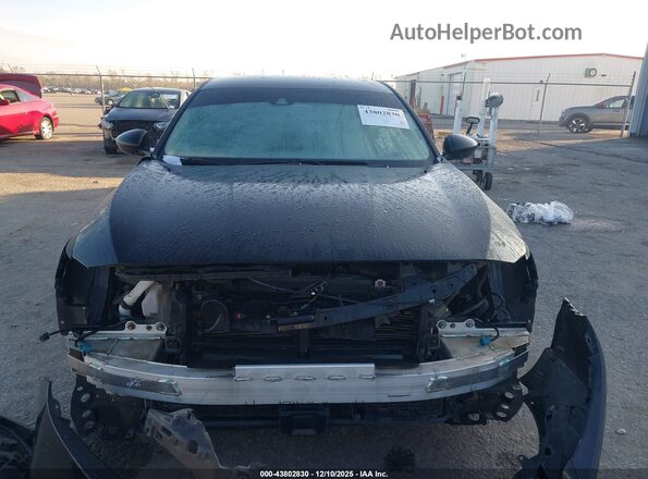 1HGCV3F19JA001497 2018 HONDA ACCORD Черный Вид щитка приборов