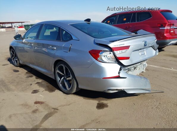 1HGCV3F26NA026632 2022 HONDA ACCORD Silver უკანა მარცხენა