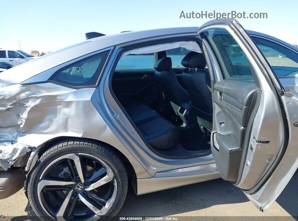 1HGCV3F26NA026632 2022 HONDA ACCORD Silver VIN კოდის სტიკერის ხედი