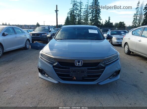 1HGCV3F29NA033820 2022 HONDA ACCORD Gray Widok wnętrza z tyłu