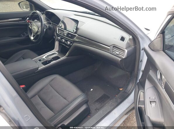 1HGCV3F29NA033820 2022 HONDA ACCORD Gray Widok wnętrza z przodu