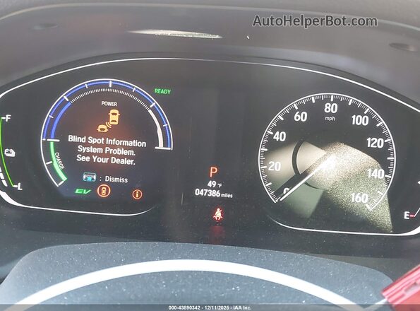 1HGCV3F57JA016471 2018 HONDA ACCORD HYBRID Белый 