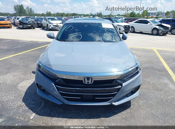 1HGCV3F92NA026317 2022 HONDA ACCORD Gray ხელსაწყოთა პანელის ხედი