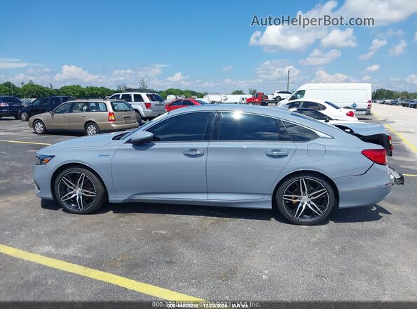 1HGCV3F92NA026317 2022 HONDA ACCORD Gray სალონის 360-გრადუსიანი ხედი