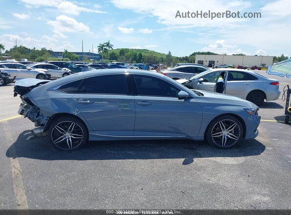 1HGCV3F92NA026317 2022 HONDA ACCORD Gray უკანა სალონის ხედი