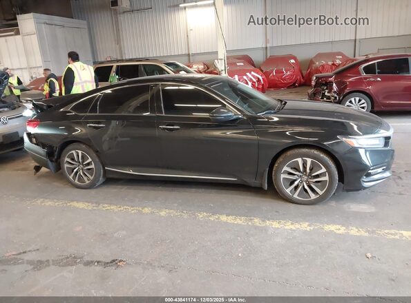 1HGCV3F94KA001124 2019 HONDA ACCORD HYBRID Black 