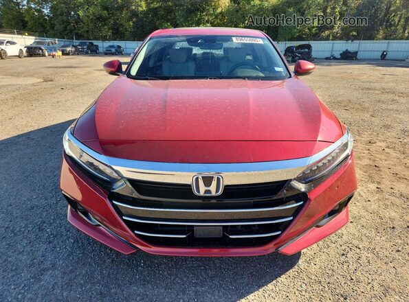 1HGCV3F98MA003266 2021 HONDA ACCORD Red 