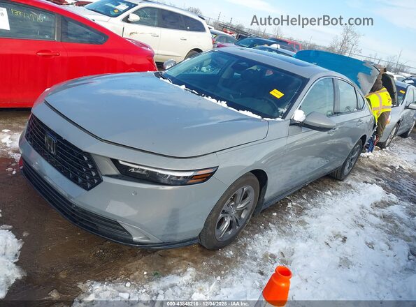 1HGCY2F66RA060273 2024 HONDA ACCORD Gray წინა მარცხენა ხედი სამი მეოთხედიდან