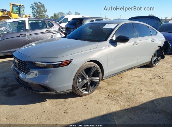 1HGCY2F7XRA070118 2024 HONDA ACCORD Gray Front left