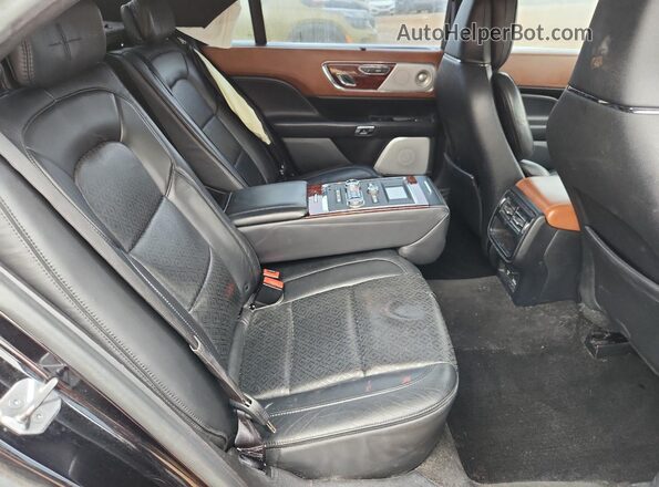 1LN6L9AP3K5601938 2019 LINCOLN CONTINENTA Black Вид задніх сидінь