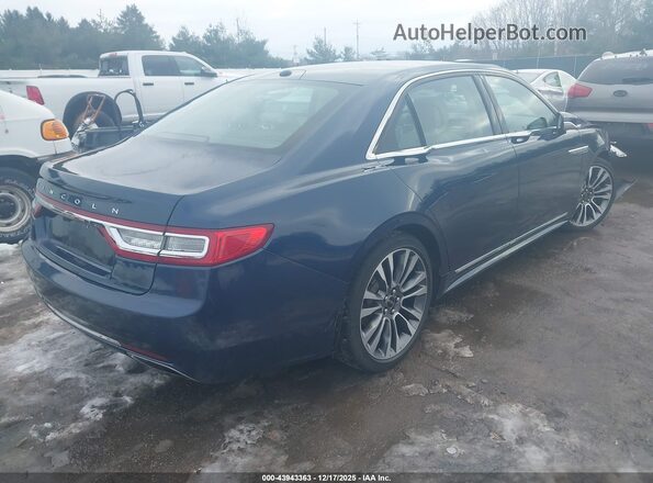 1LN6L9TP7H5600944 2017 LINCOLN CONTINENTA Dark Blue Задняя правая четверть