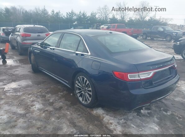 1LN6L9TP7H5600944 2017 LINCOLN CONTINENTA Dark Blue Задняя левая четверть