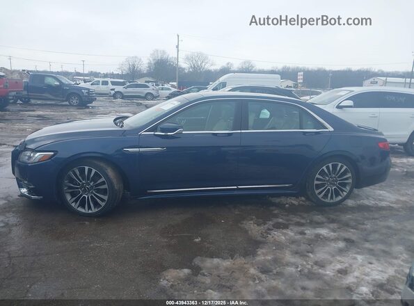 1LN6L9TP7H5600944 2017 LINCOLN CONTINENTA Dark Blue Панорамный вид салона 360°