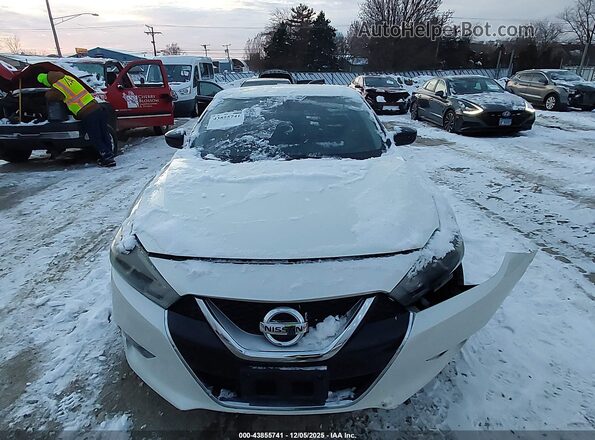 1N4AA6AP0HC365102 2017 NISSAN MAXIMA Белый Вид щитка приборов