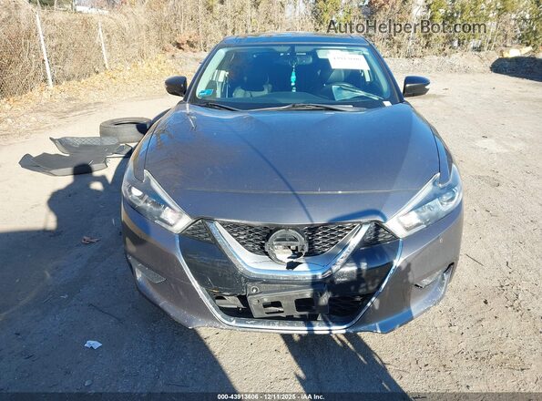 1N4AA6AP1HC405171 2017 NISSAN MAXIMA Gray წინა პანელის ხედი