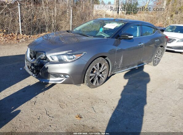 1N4AA6AP1HC405171 2017 NISSAN MAXIMA Gray წინა მარცხენა ხედი სამი მეოთხედიდან
