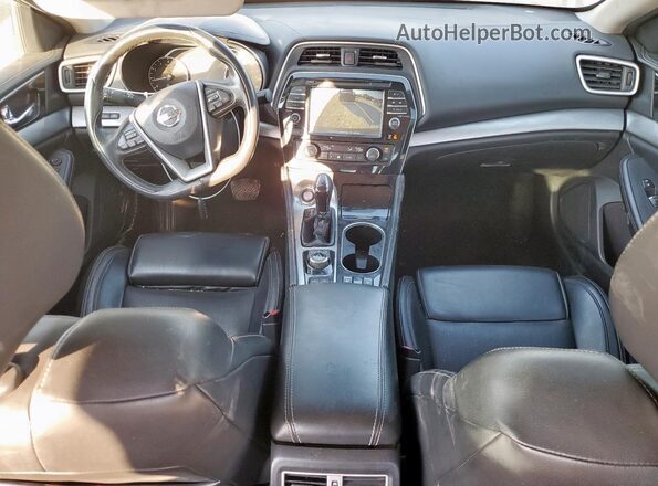 1N4AA6AP1HC416283 2017 NISSAN MAXIMA Black Widok deski rozdzielczej