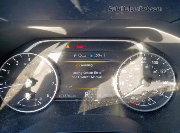 1N4AA6AP1HC416283 2017 NISSAN MAXIMA Black Widok zestawu wskaźników