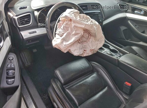 1N4AA6AP5GC377423 2016 NISSAN MAXIMA Белый Вид панели приборов