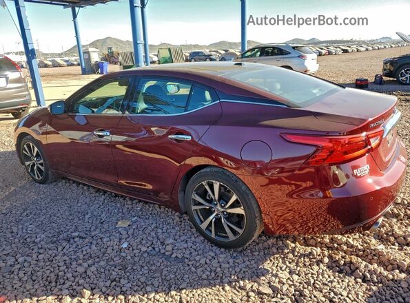 1N4AA6AP6GC447088 2016 NISSAN MAXIMA Burgundy Rear left