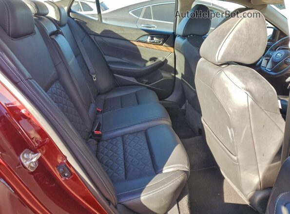 1N4AA6AP6GC447088 2016 NISSAN MAXIMA Burgundy Rear seats view