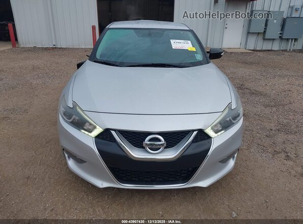 1N4AA6AP6HC410267 2017 NISSAN MAXIMA Silver Rear interior view