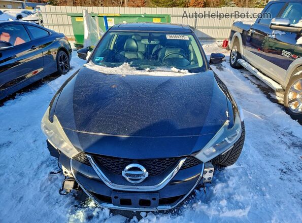 1N4AA6AP7GC387449 2016 NISSAN MAXIMA Black Front view