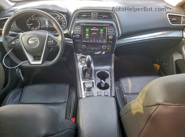 1N4AA6AV0KC374209 2019 NISSAN MAXIMA Gray Вид панелі приладів
