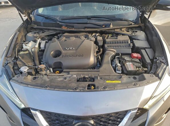 1N4AA6AV0KC374209 2019 NISSAN MAXIMA Gray Вид задньої частини салону