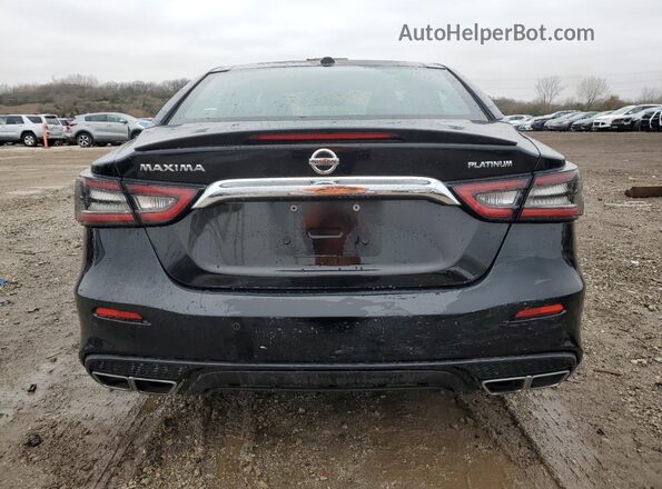 1N4AA6AV5KC377073 2019 NISSAN MAXIMA Black Вид ззаду