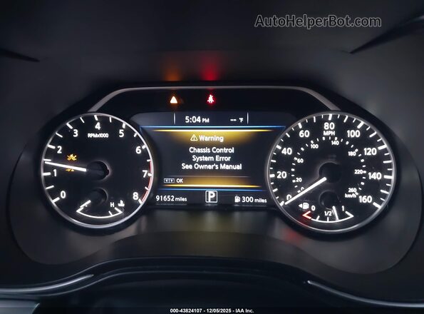 1N4AA6CV0LC372040 2020 NISSAN MAXIMA Black Вид задніх сидінь