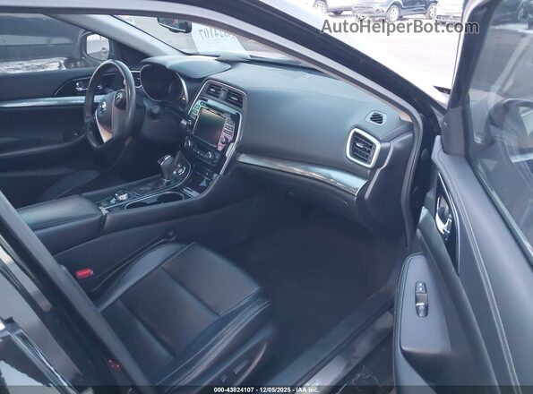 1N4AA6CV0LC372040 2020 NISSAN MAXIMA Black Вид салону спереду