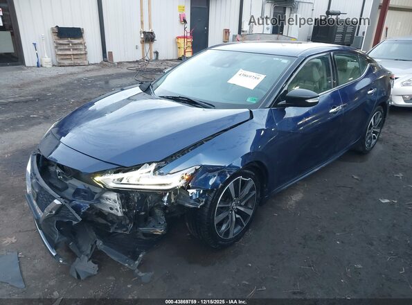 1N4AA6CV2LC372721 2020 NISSAN MAXIMA Blue Przód lewy