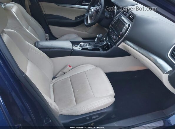 1N4AA6CV2LC372721 2020 NISSAN MAXIMA Blue Widok wnętrza z przodu