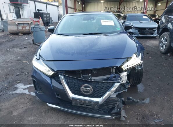 1N4AA6CV2LC372721 2020 NISSAN MAXIMA Blue Widok zestawu wskaźników