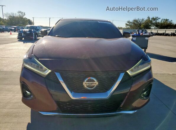 1N4AA6CV2MC503759 2021 NISSAN MAXIMA Burgundy Դիմացի տեսք