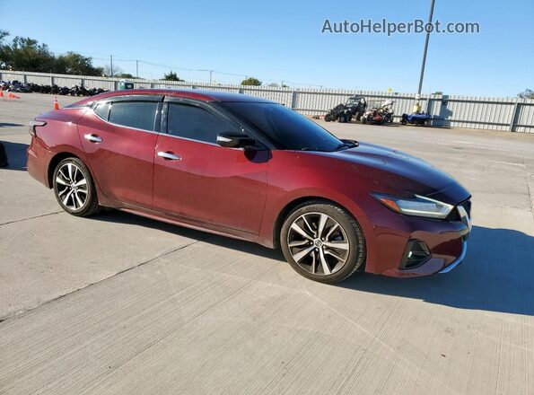 1N4AA6CV2MC503759 2021 NISSAN MAXIMA Burgundy Առջևի աջ